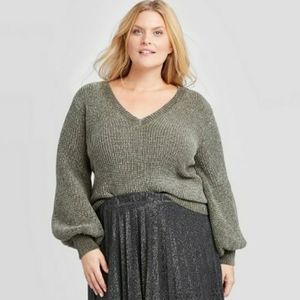 PLUS SIZE CASHMERE SWEATER